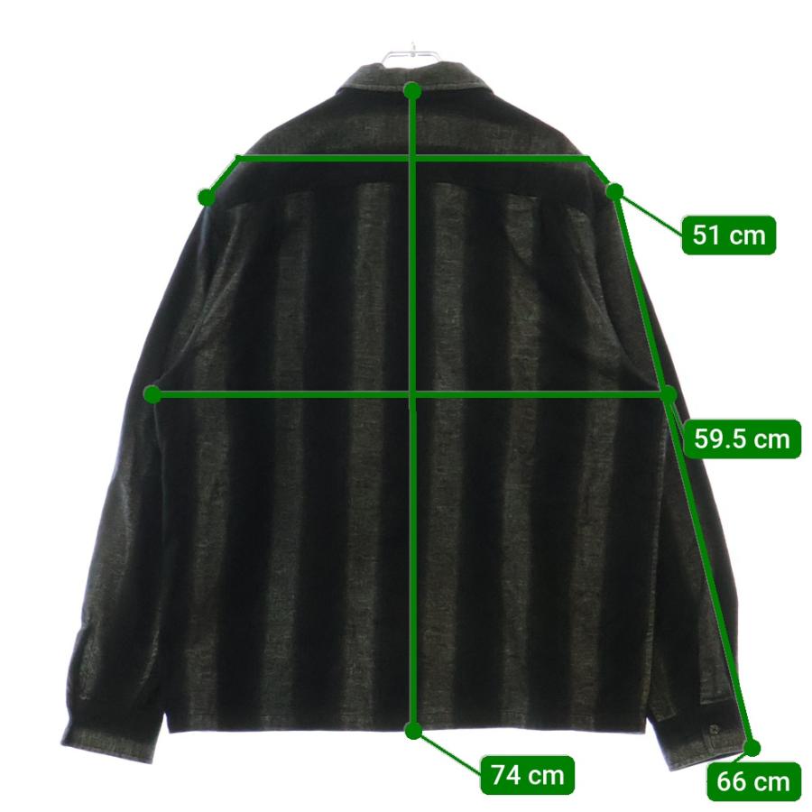 Supreme（シュプリーム） 23AW Stripe Flannel Zip Up Shirt