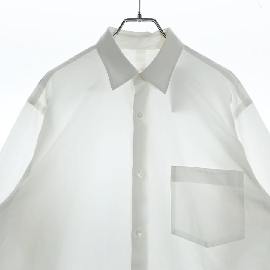 25ss ファッション 美品 25SS COMOLI コモリシャツ WHITE 2