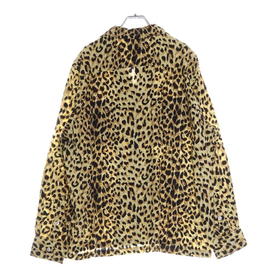 3460M【美品】ワコマリア☆レオパード/ヒョウ柄 長袖 ハワイアンシャツ WACKO MARIA (ワコマリア) HAWAIIAN SHIRT L/S ( TYPE-1