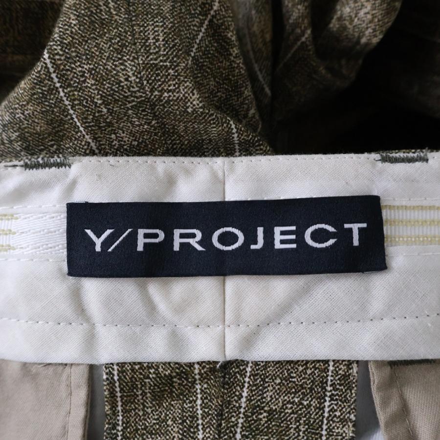Y/PROJECT ワイプロジェクト 24SS トロンプルイユプリントトラウザーズ