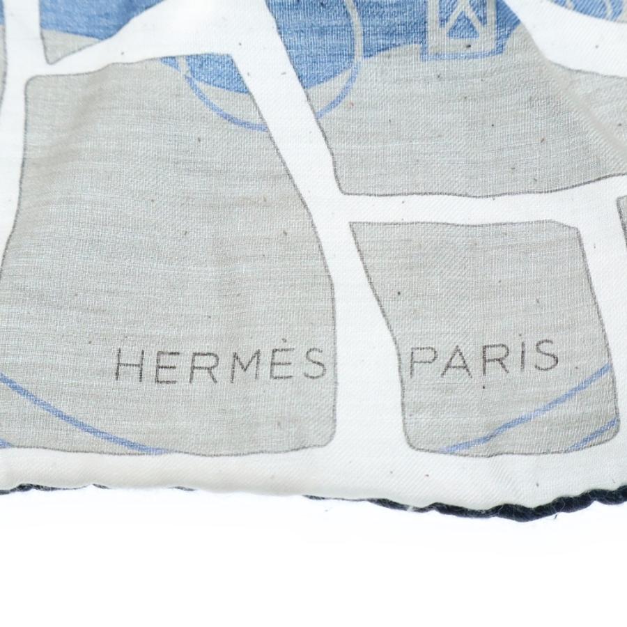 HERMES エルメス カレ60 エクスリブリス アン モザイク スカーフ