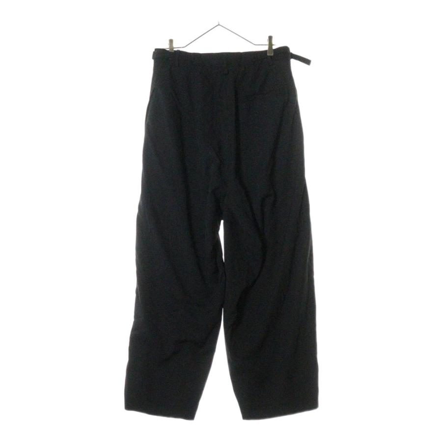 レア品　80's BALENCIAGA 　スラックス 　黒　新品 BALENCIAGA(バレンシアガ) ワイドスラックス 672359TLT14