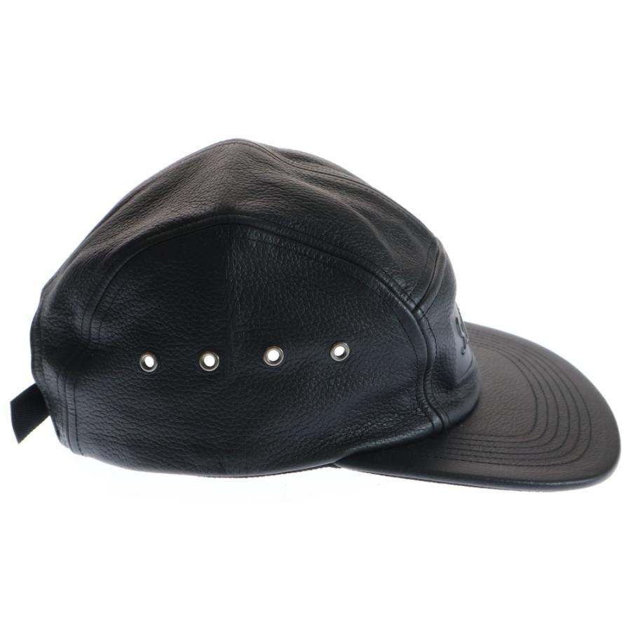 Supreme（シュプリーム） 19SS REBBLED LEATHER CAMP CAP レザー