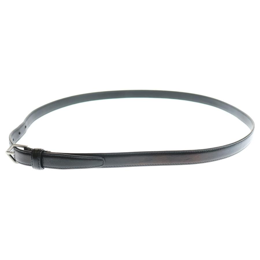 SAINT LAURENT PARIS サンローランパリ シルバーバックルナローベルト