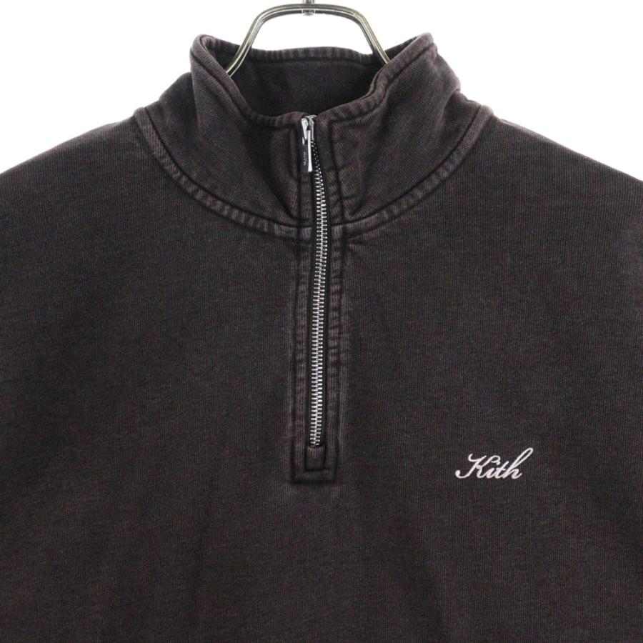 KITH（キス） 24AW NELSON QUARTER ZIP ウォッシュドハーフジップ