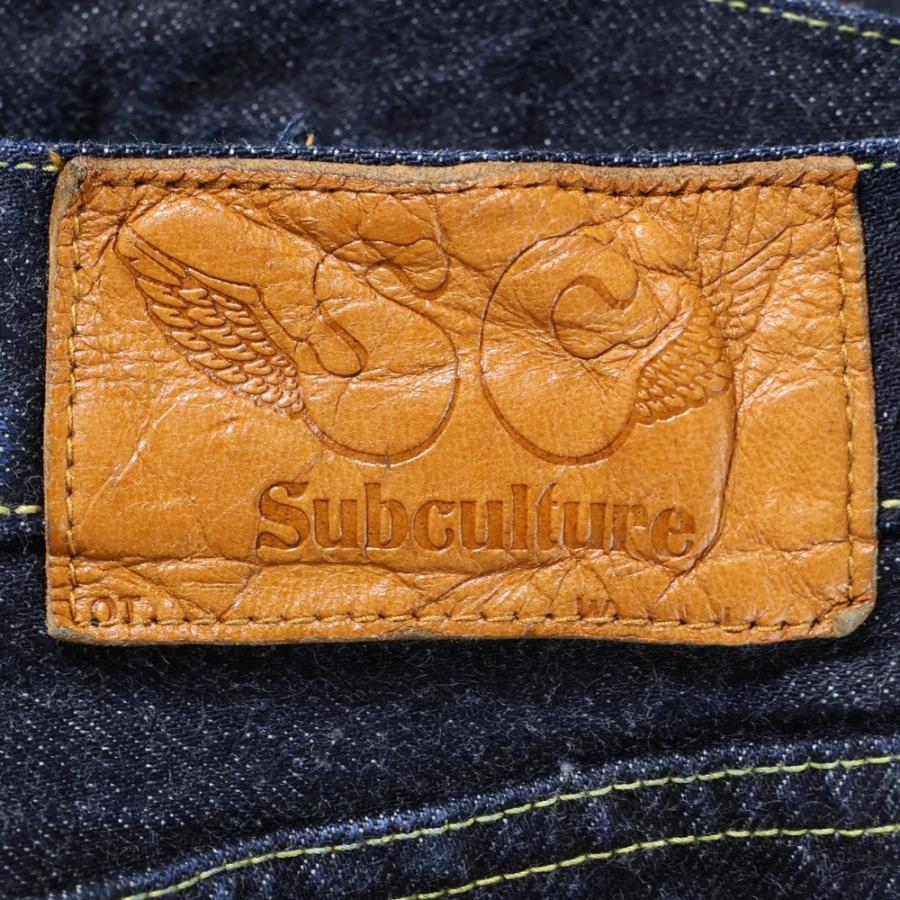 SUBCULTURE サブカルチャー DENIM PANTS S01XX SCPT-CL03 ボタンフライ