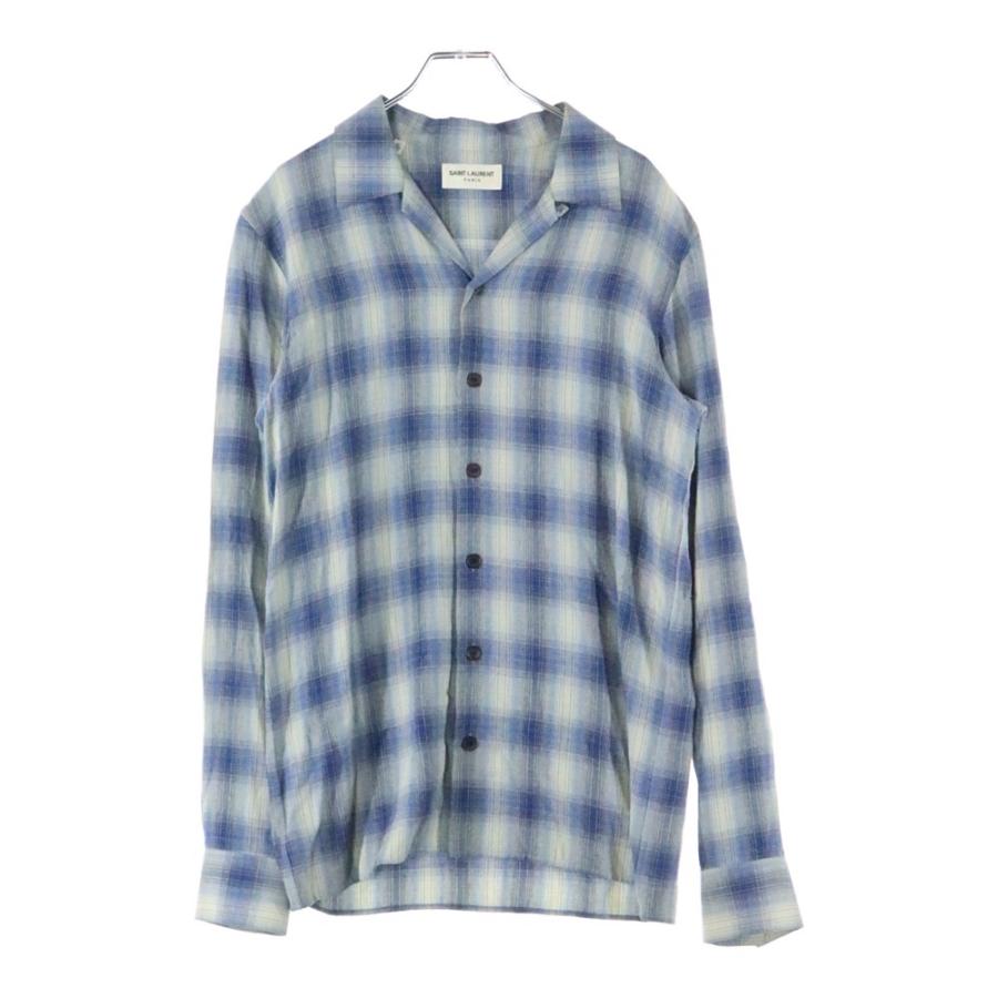SAINT LAURENT チェック柄長袖シャツ SAINT LAURENT PARIS チェック長袖シャツ サイズS SAINT LAURENT PARIS