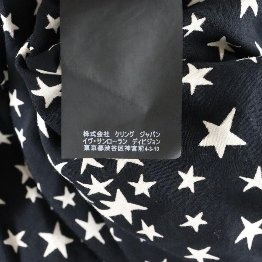 SAINT LAURENT PARIS サンローランパリ 16AW スター総柄 長袖シャツ