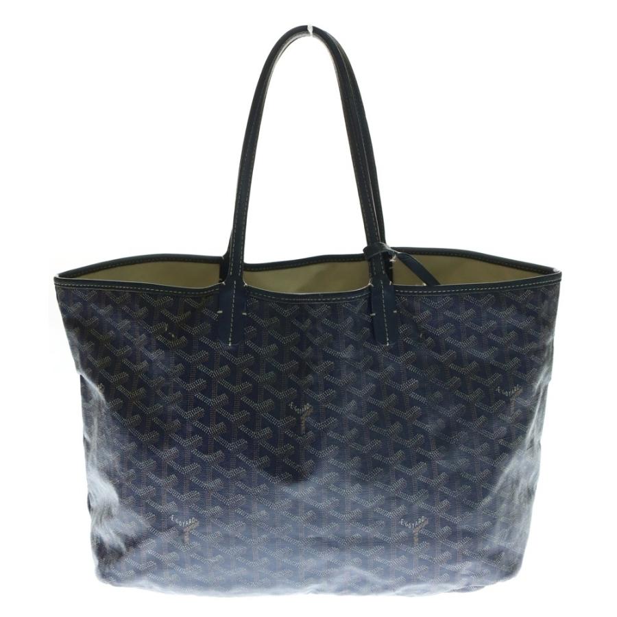 GOYARD ゴヤール サンルイPM トートバッグ ハンド ロゴ ショルダー 紺 GOYARD ゴヤール サンルイPM トートバッグ ハンド ロゴ ショルダー 紺