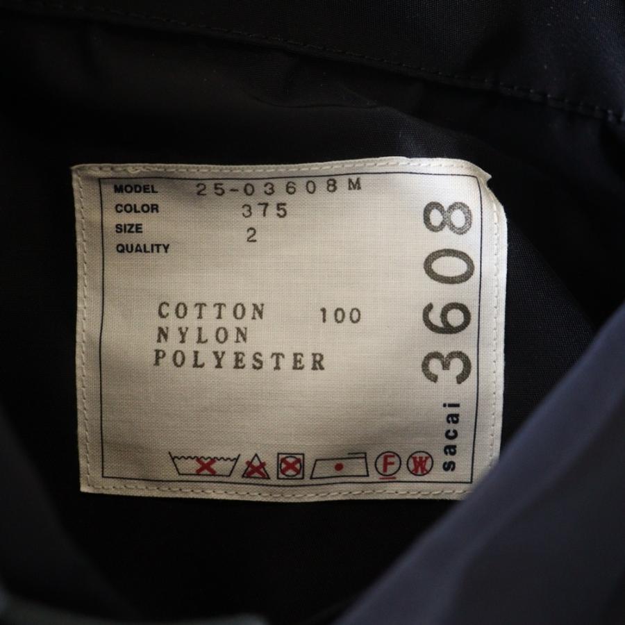 sacai（サカイ） 25SS Cotton Twill Jacket コットンツイル ドッキング