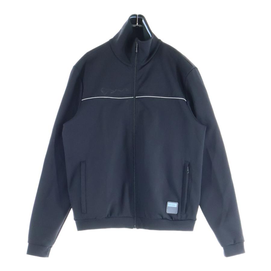 PRADA（プラダ） 19SS ラバーロゴパッチ付き ジップアップトラック