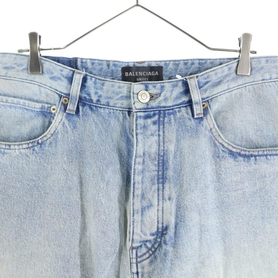 Balenciaga 23aw ダメージバギージーンズ BALENCIAGA 23AW PATCHED POCKET BAGGY