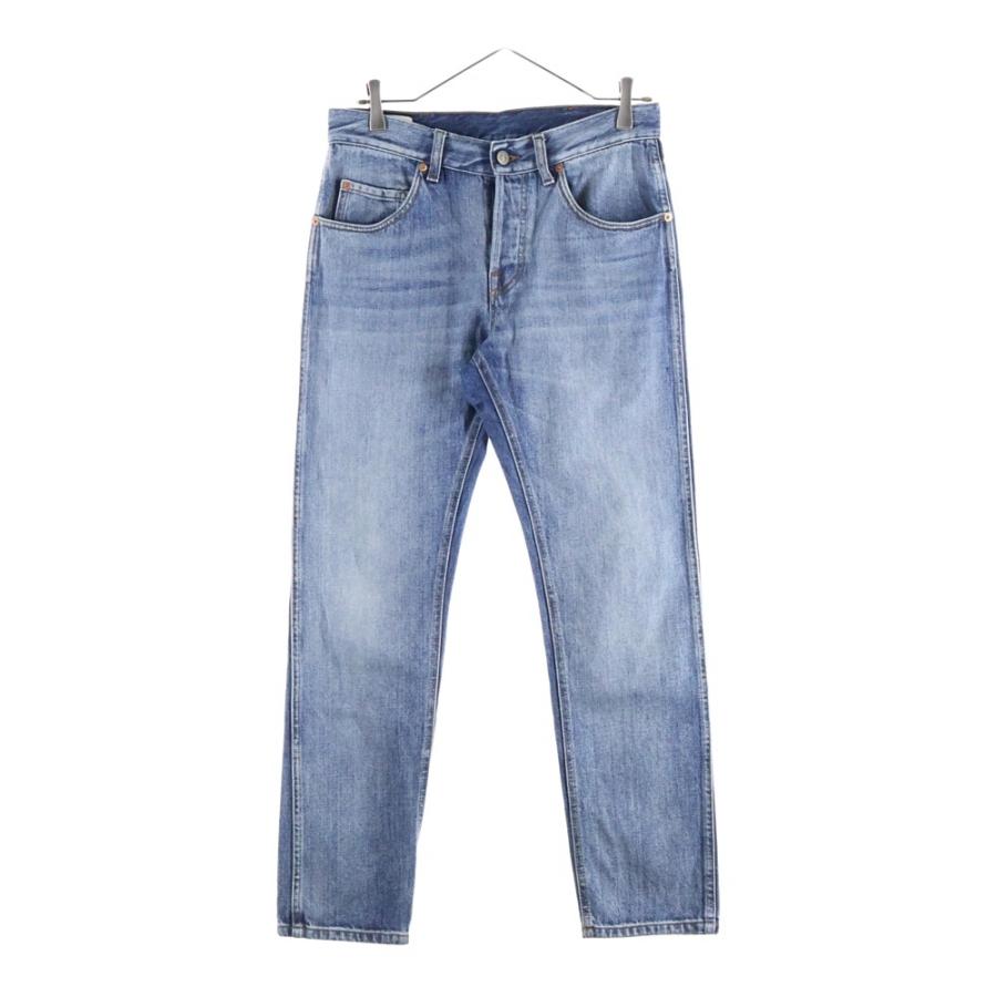 GUCCI グッチ デニムパンツ ジーンズ イタリア製 メンズ W50 GG インサート ウォッシュドデニム パンツ ・ライトブルー | GUCCI公式