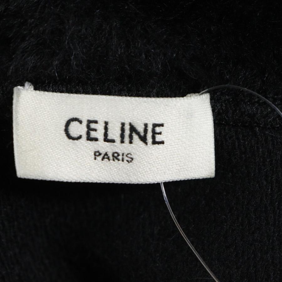 CELINE セリーヌ エディ期 スタッズロゴ アルパカウール プルオーバー