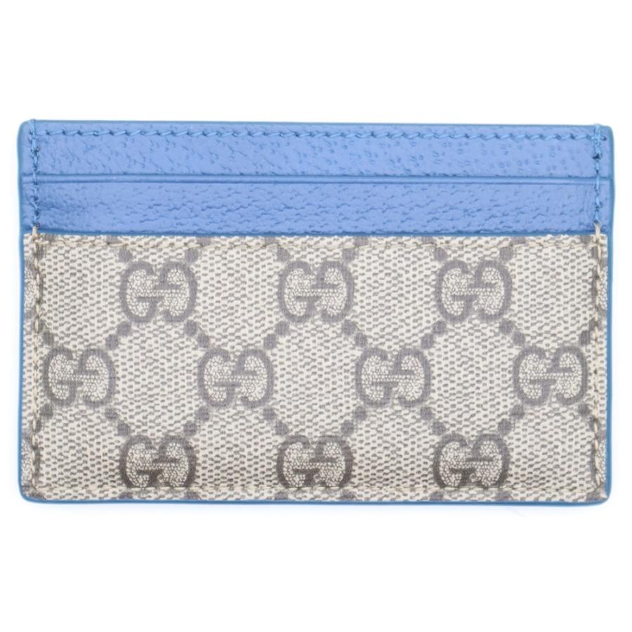 GUCCI GGパターン ケース ライトブルー GUCCI（グッチ） GG カードケース ブルー トリム 768248 FACQC 9441