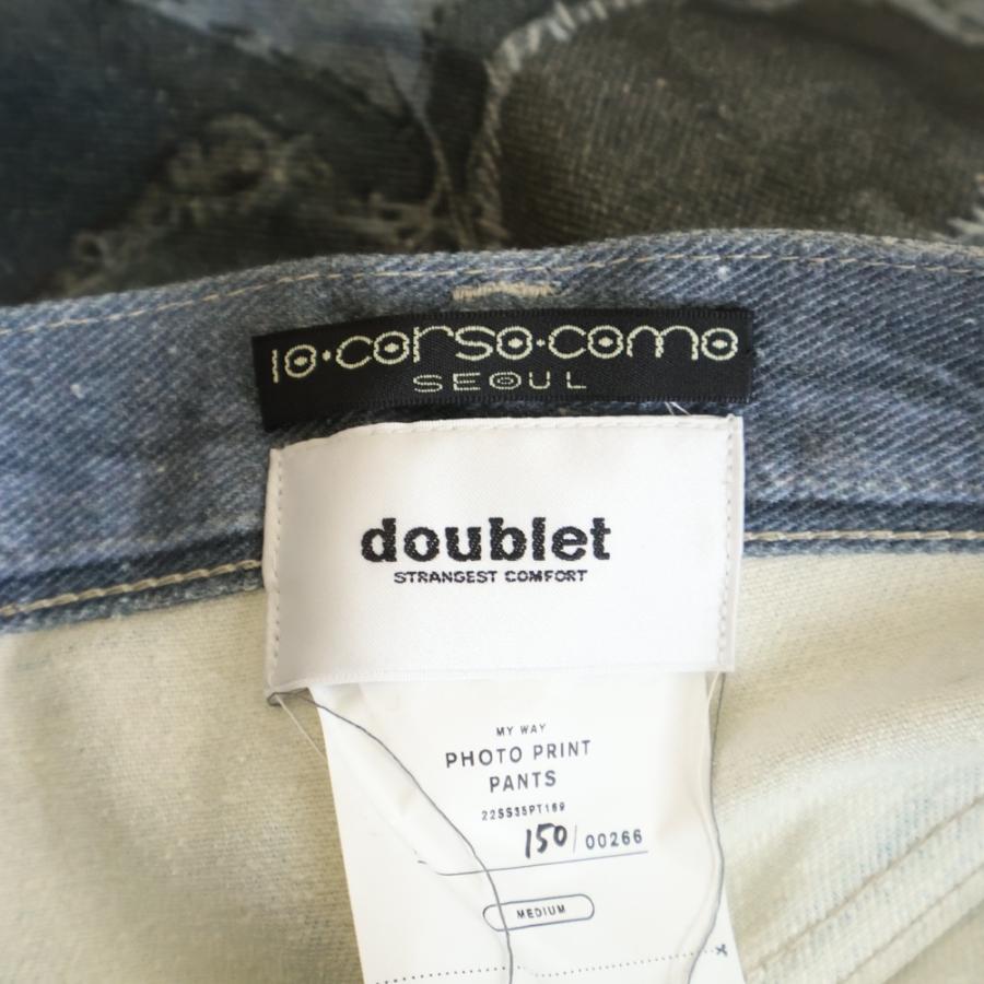 doublet（ダブレット） 22SS Photo Print Pants 22SS35PT169 フォト
