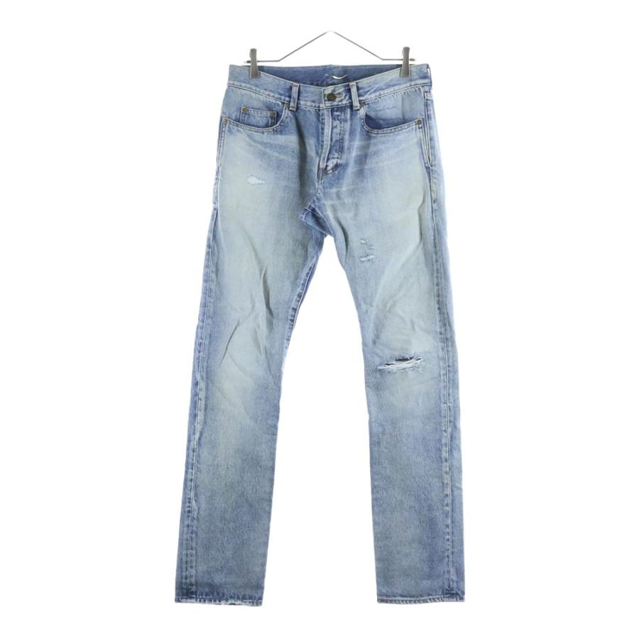 SAINT LAURENT PARIS サンローランパリ クラッシュ加工 スキニー