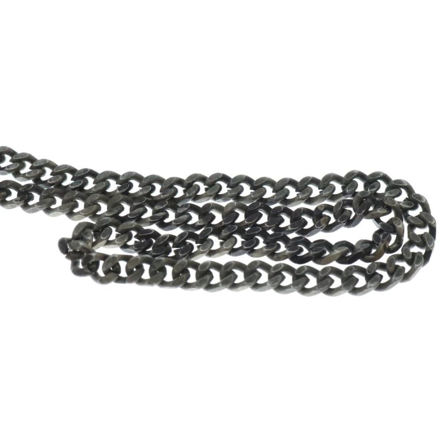 SAINT LAURENT チェーンネックレス ロゴプレート　サンローラン SAINT LAURENT PARIS サンローランパリ ロゴプレート付き チェーン