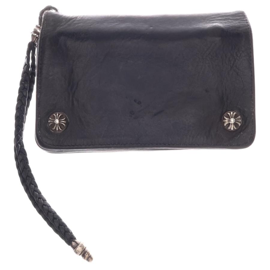 クロムハーツ 2zip 二つ折り財布 CHROME HEARTS（クロムハーツ） 2ZIP 2ジップ クロスボールボタン