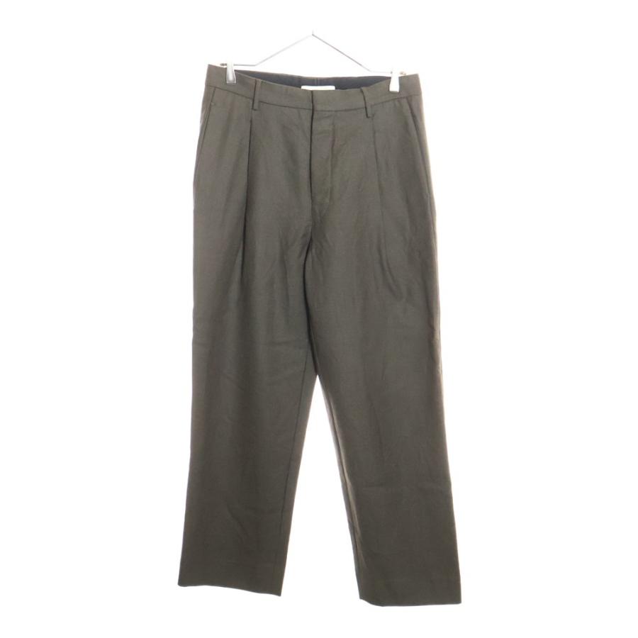 LEMAIRE（ルメール） タック ウールスラックスパンツ グレー : BRING