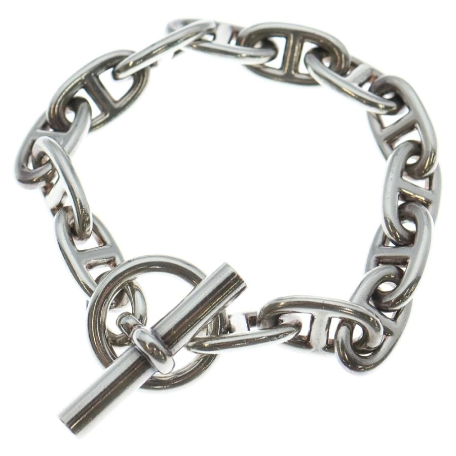 ミッチHERMES エルメスGM シェーヌダンクル　シルバー　ブレスレット 新品 》 エルメス シェーヌダンクル GM 16コマ シルバー製 シルバー