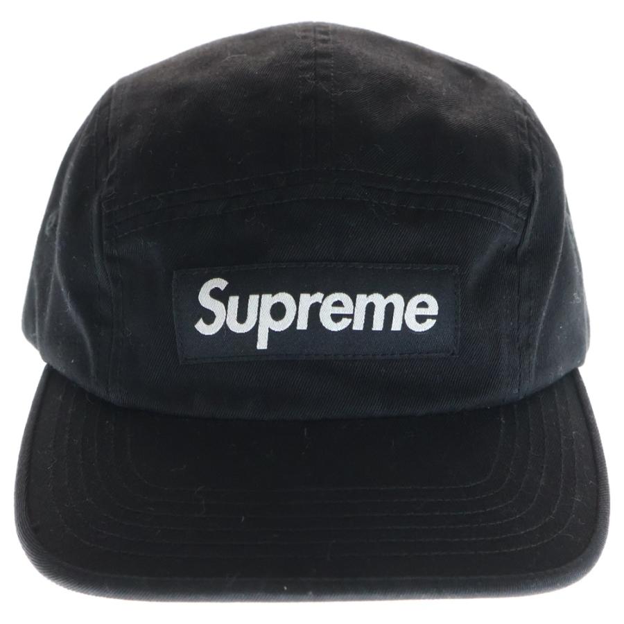 Supreme Washed Chino Twill ブラック キャップ Supreme（シュプリーム） Washed Chino Twill Camp Cap ウォッシュチノ