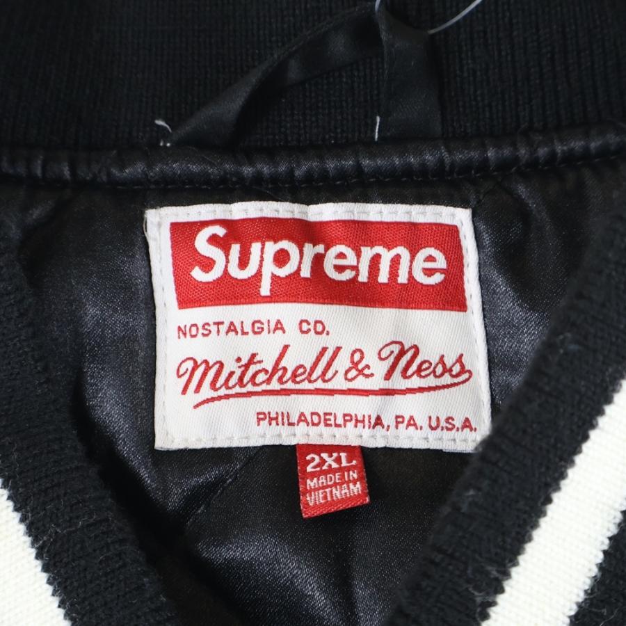 Supreme（シュプリーム） 24AW ×MITCHELL&NESS Satin Varsity Jacket