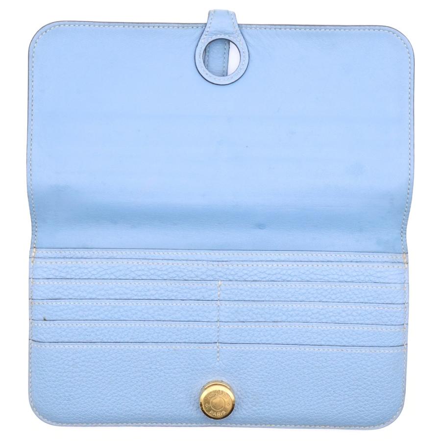 HERMES（エルメス） ドゴンロング □P刻印 レザーロングウォレット 長