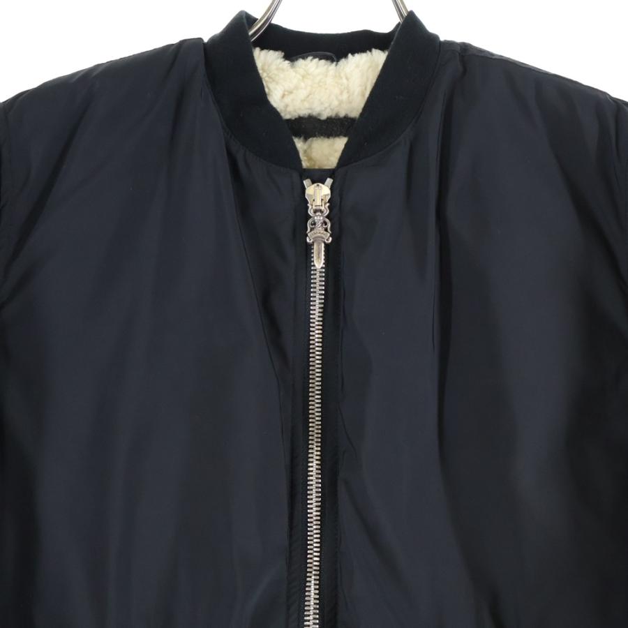 CHROME HEARTS（クロムハーツ） MA-1 ダガージップ 裏地ボアブルゾン