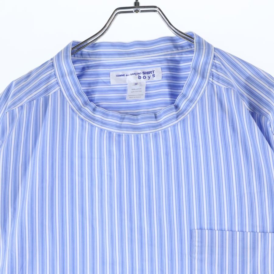 【フランス製】COMME des GARÇONS SHIRT / シャツ ブルー COMME des GARCONS SHIRT BOY コムデギャルソンシャツボーイ 17SS プル