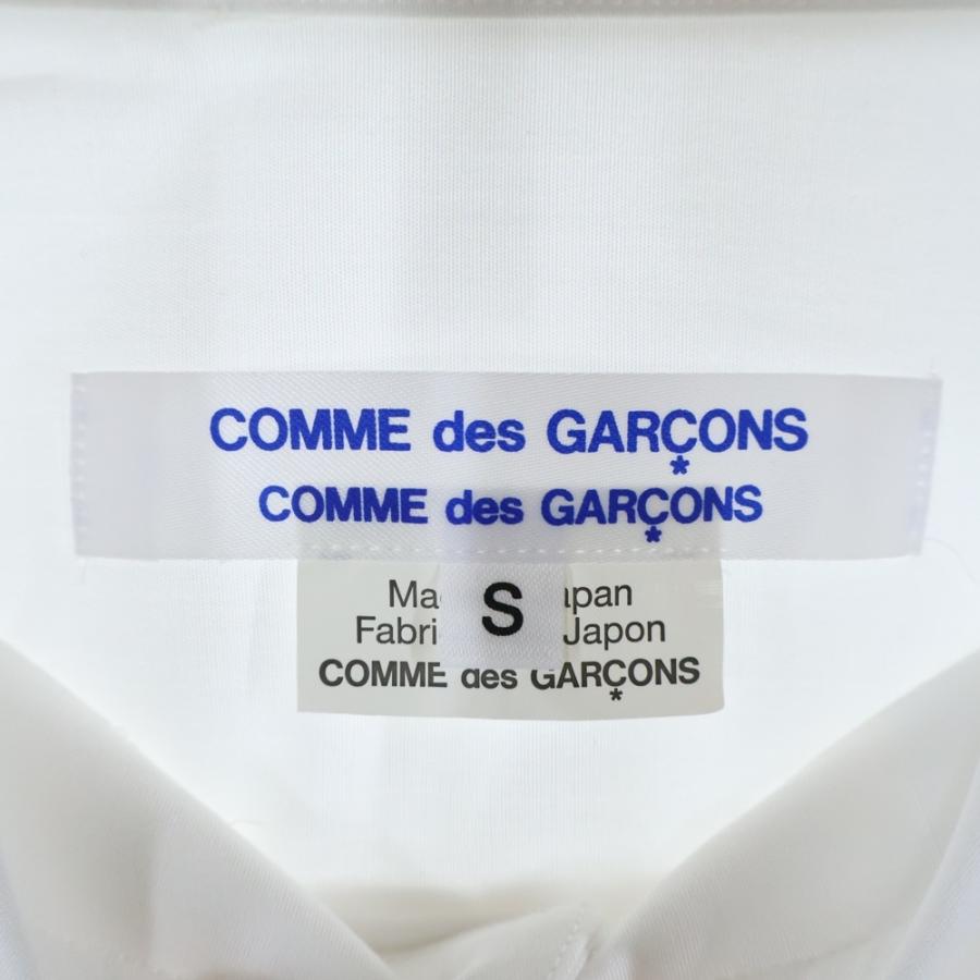 COMME des GARCONS COMME des GARCONS コムデギャルソンコムデギャルソン コットンベーシック半袖シャツ ホワイト RU-B003 COMME des GARCONS コムデギャルソンコムデギャルソン コットン