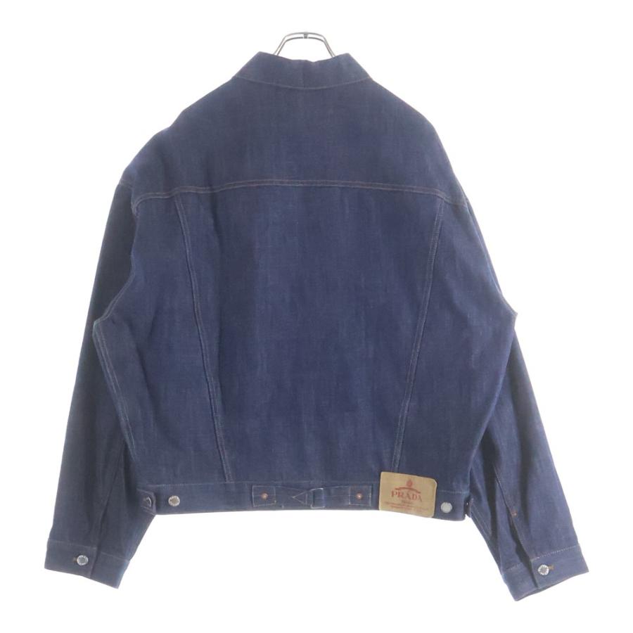 PRADA（プラダ） 25SS ロゴ パッチ デニムトラッカー ジャケット