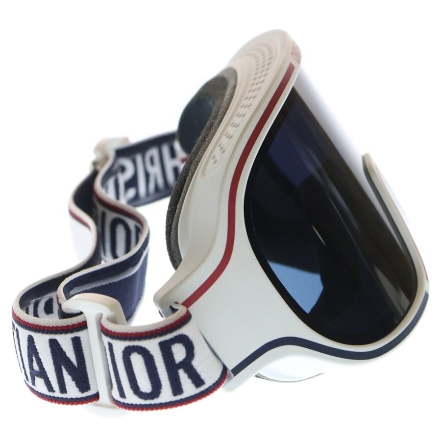 DIOR ディオール Pre-Owned スキーゴーグル ホワイト/ブラック : BRING