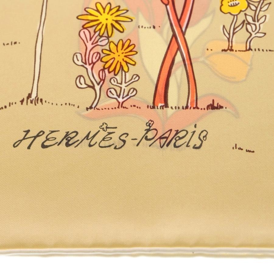 HERMES（エルメス） カレ90 スカーフ LE POMMIER SELLIER ル・ポミエ