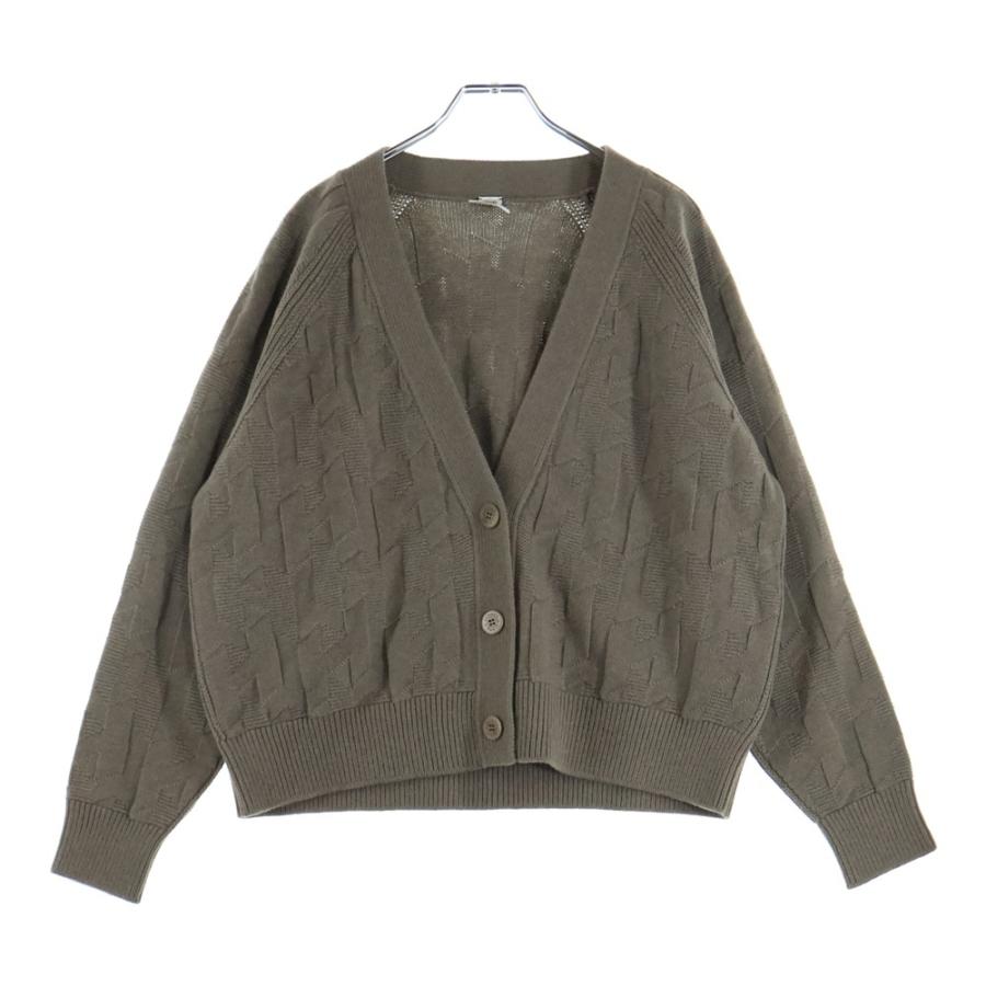 HERMES（エルメス） Hモチーフ コロゾボタン ニットカーディガン