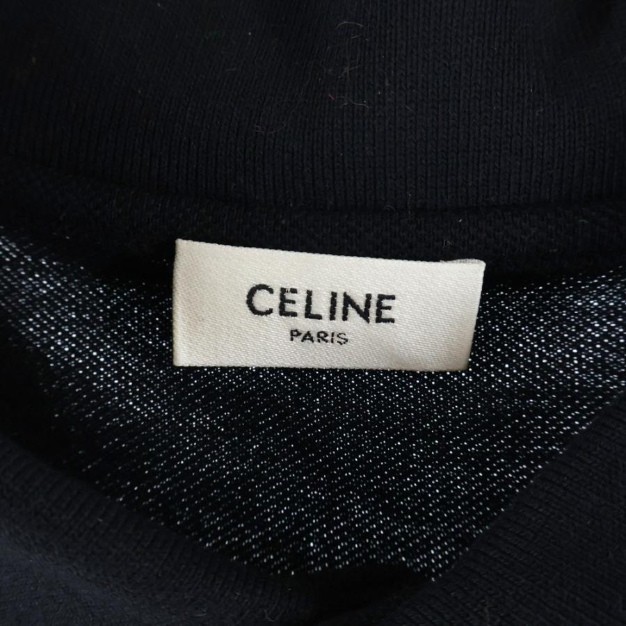 CELINE（セリーヌ） トリオンフ ロゴ刺繍コットンピケ クラシック半袖