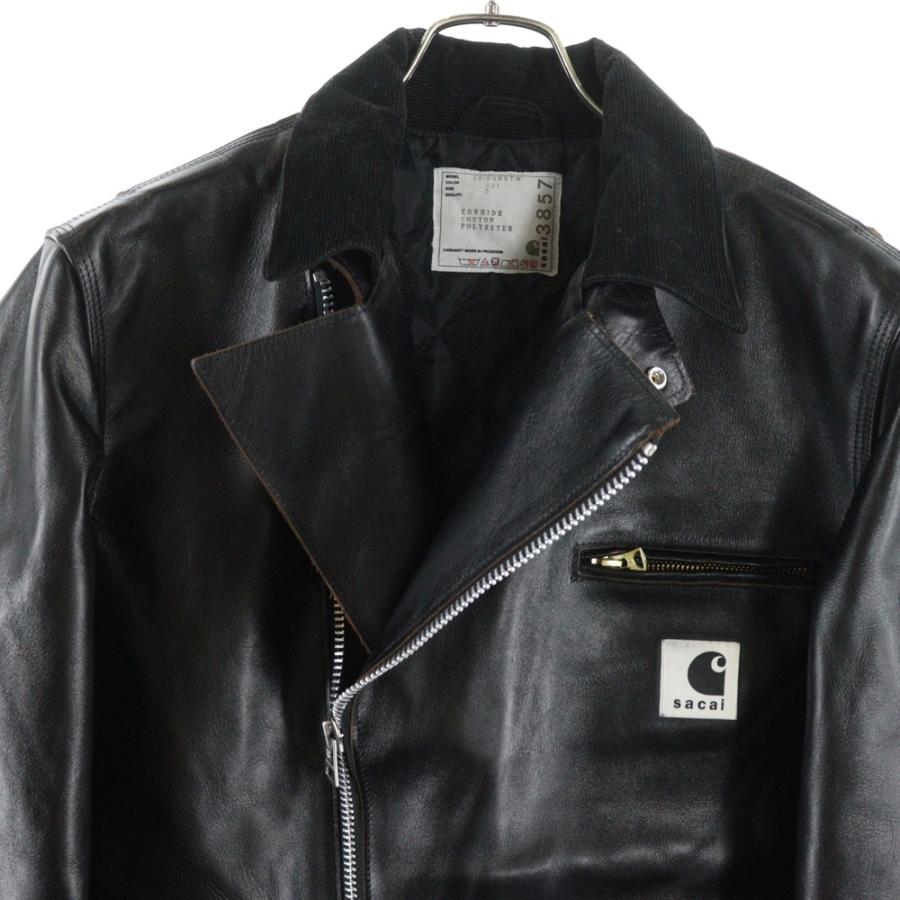 sacai（サカイ） 25AW ×Carhartt WIP Leather Jacket カーハート