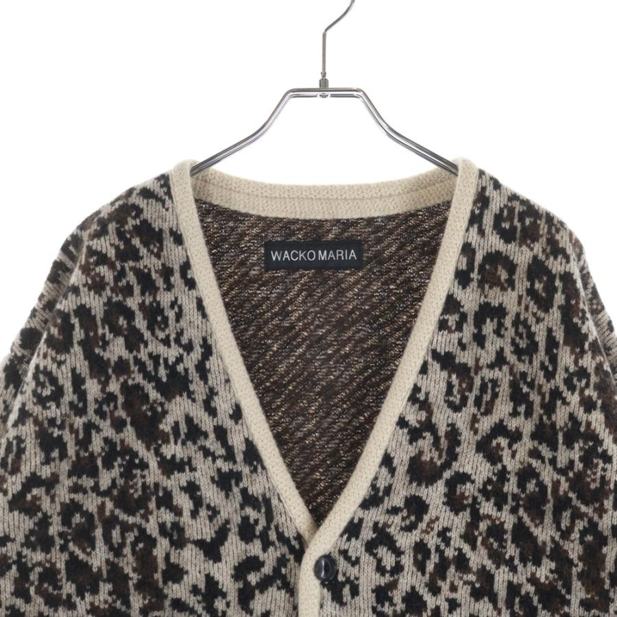 WACKO MARIA（ワコマリア） LEOPARD MOHAIR CARDIGAN レオパード柄