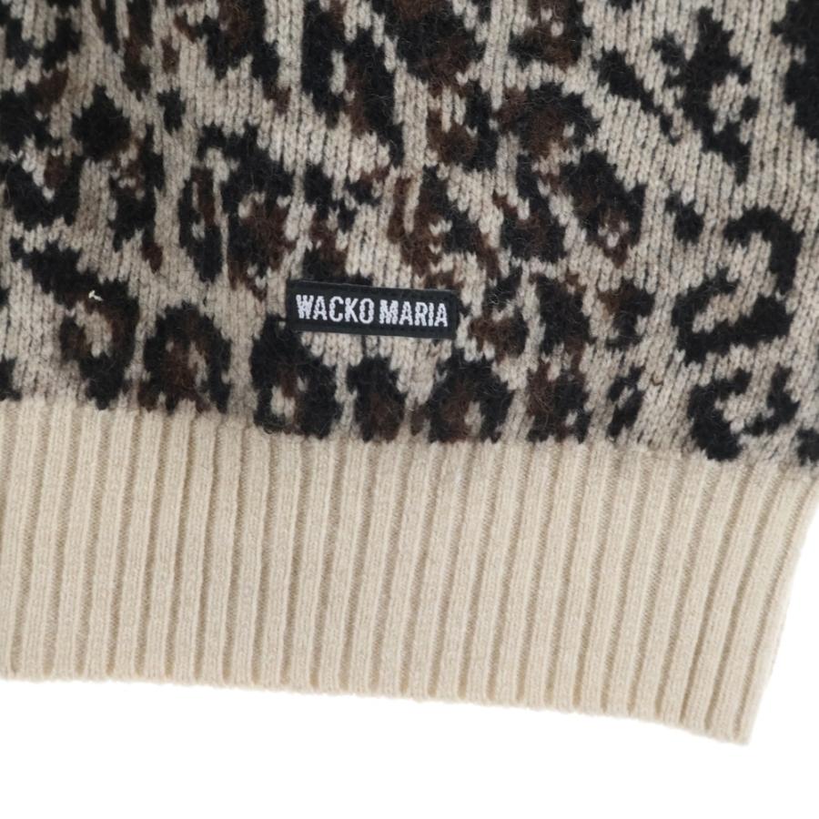 WACKO MARIA（ワコマリア） LEOPARD MOHAIR CARDIGAN レオパード柄