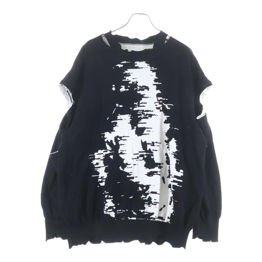 タカヒロミヤシタザソロイスト 22SS Loose Fit Crewneck Sweater