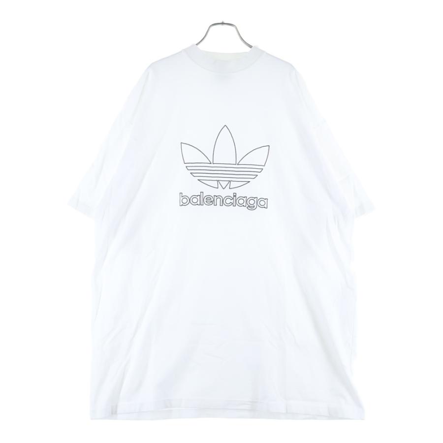 BALENCIAGA（バレンシアガ） 23SS ×adidas アディダス ロゴ刺繍 クルー