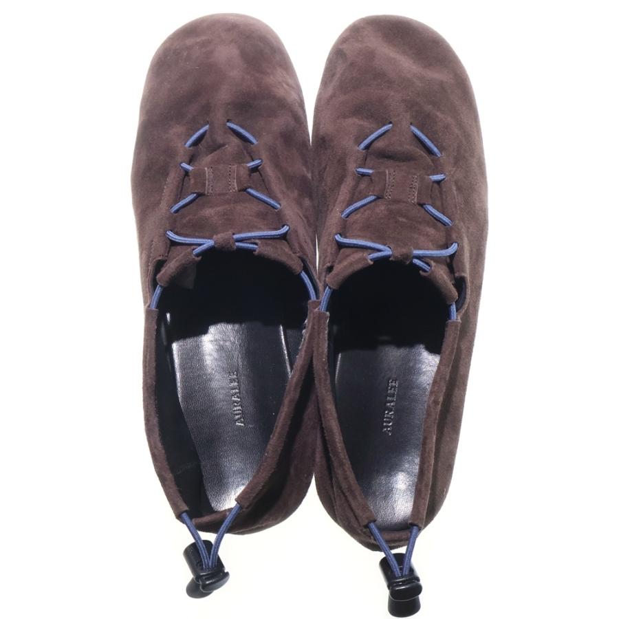 AURALEE（オーラリー） 22AW LAMB SUEDE CORD SHOES スウェード