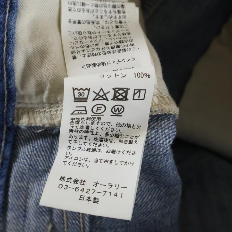 AURALEE（オーラリー） 25SS SELVEDGE FADED LIGHT DENIM PANTS