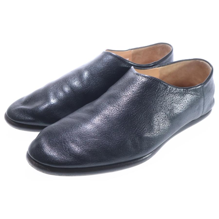 Maison Margiela（メゾンマルジェラ） レザー スリッポンシューズ