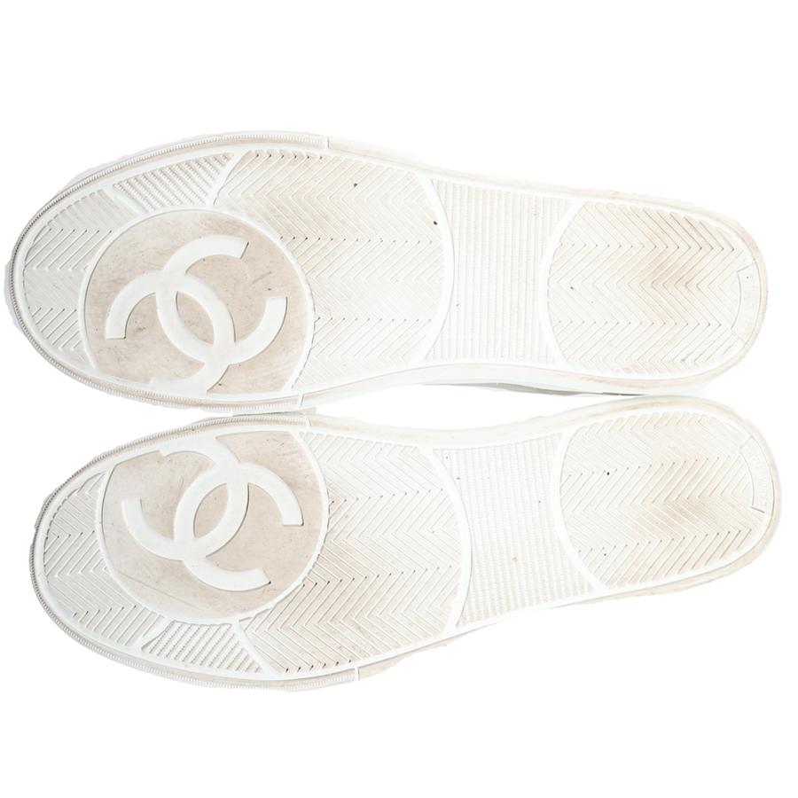 CHANEL（シャネル） ココマーク ロゴ レザー ローカットスニーカー