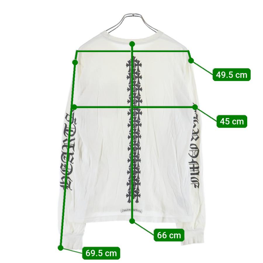 CHROME HEARTS（クロムハーツ） Cemetery Cross Tire Track L/S Tee