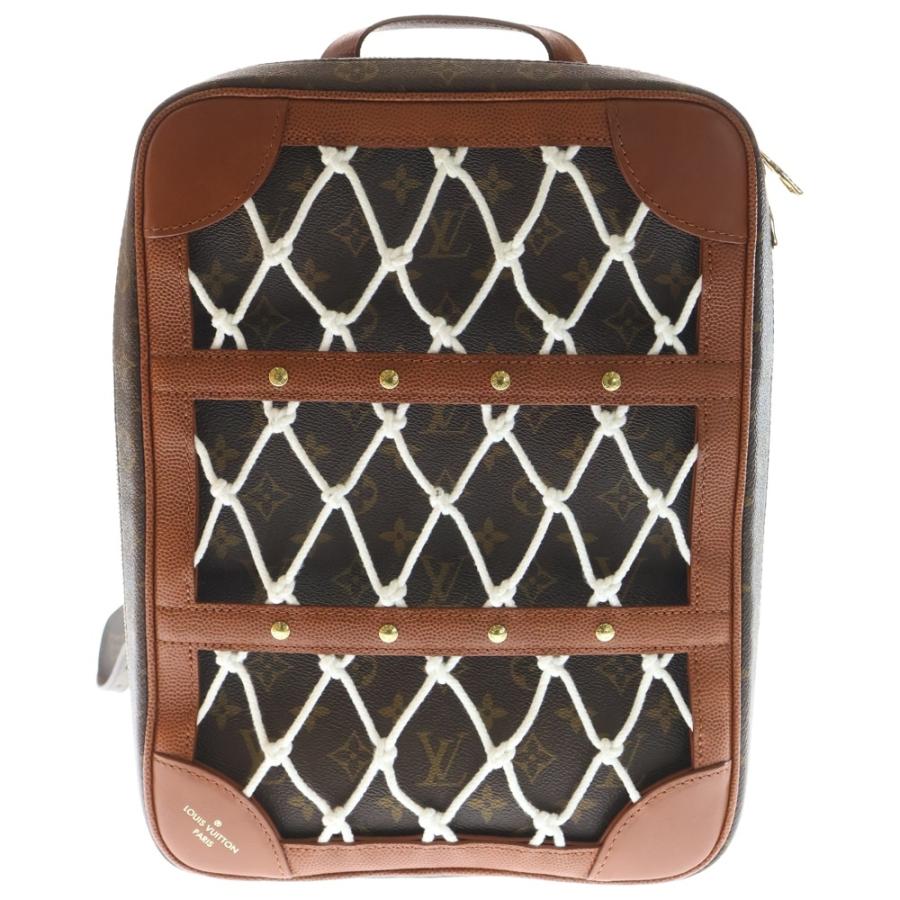 ルイヴィトン  M45784 NBAシューズボックスモノグラムレザーバックパック メンズ LOUIS VUITTON（ルイ・ヴィトン） ×NBA モノグラム シューズ ボックス