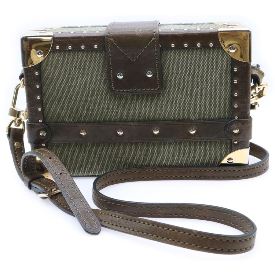 READY MADE レディメイド NANO TRUNK CASE ナノトランクケース ショルダーバッグ ヴィンテージコットン カーキ/ゴールド