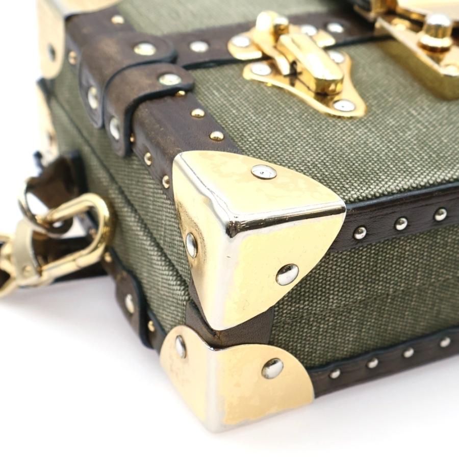READY MADE レディメイド NANO TRUNK CASE ナノトランクケース ショルダーバッグ ヴィンテージコットン カーキ/ゴールド