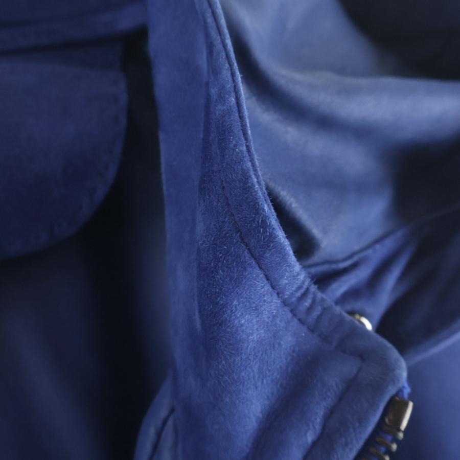 Berluti ベルルッティ スウェードレザー ジップアップパーカー ブルー R09LBU07KAAT_4